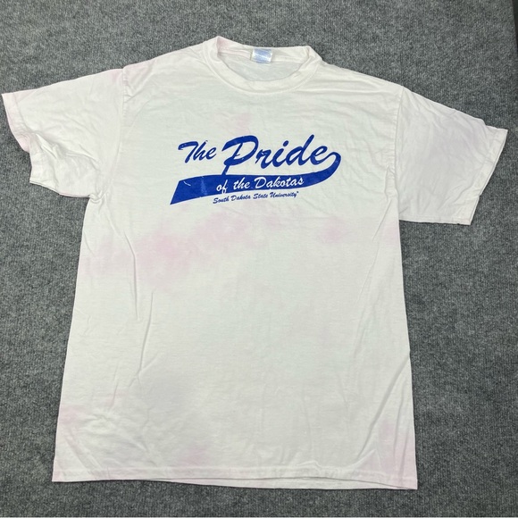 Vintage 90s South Dakota State University Medium T-shirt Port Company Y2K white - Picture 3 of 9